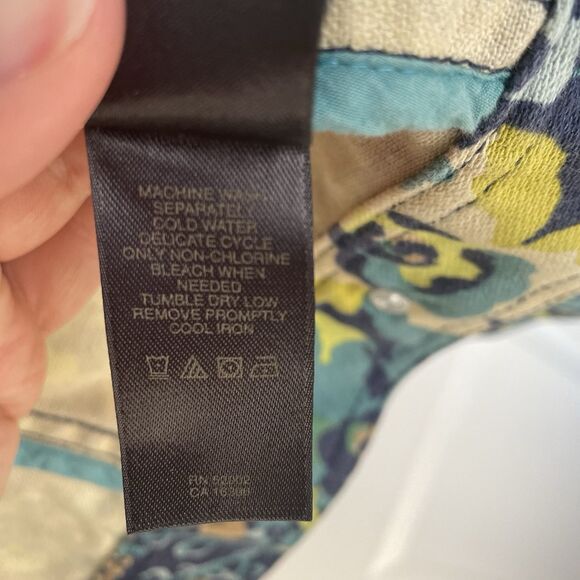 Liz Claiborne Floral Denim Jacket Women’s Size XL - Picture 12 of 12